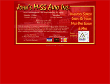 Tablet Screenshot of johnsm55auto.com